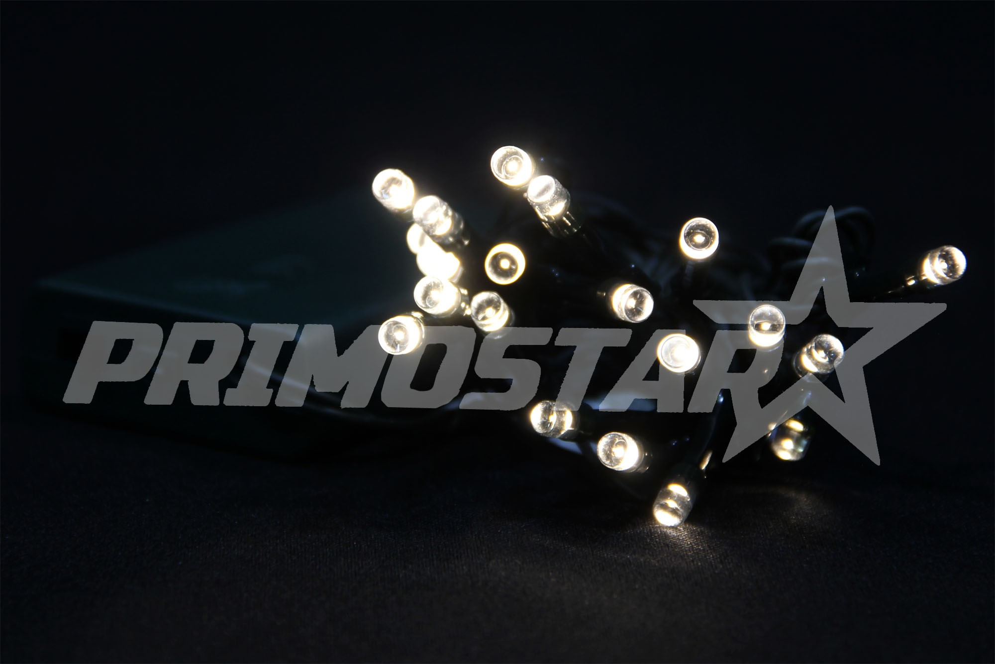 Lampki choinkowe lampki led 20 na baterie 2xaa ciepla biel
